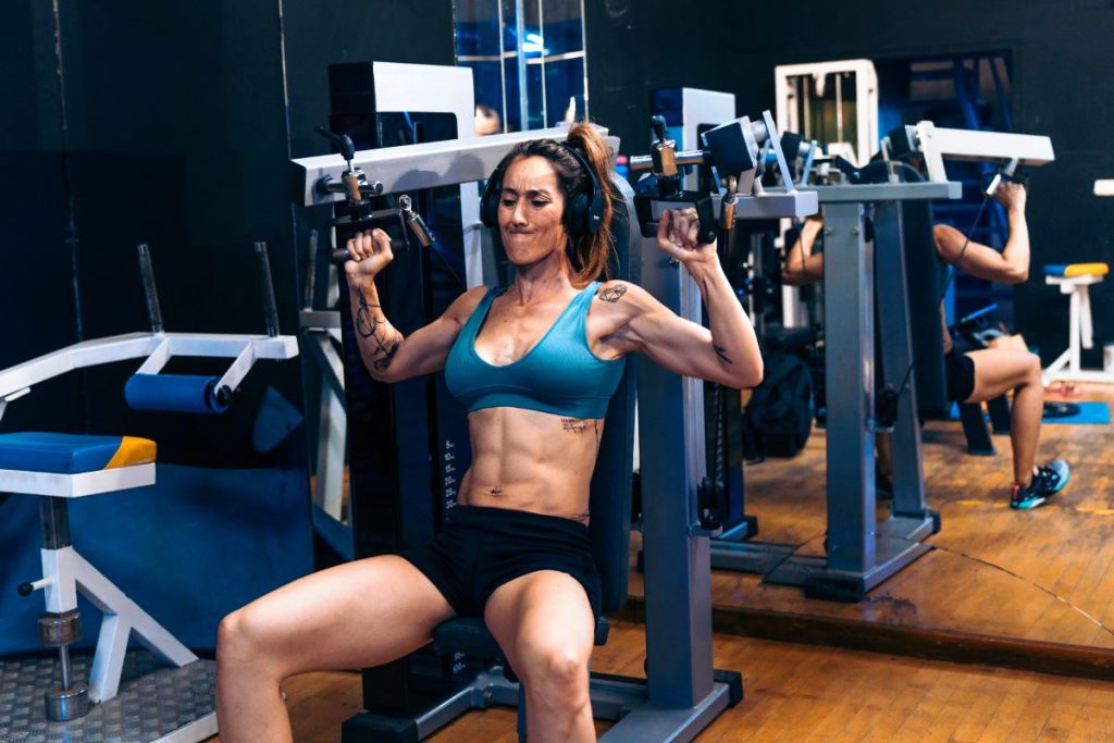 Fitness Prodigy: Middle-Aged Woman Exemplifying Dedication and Discipline
