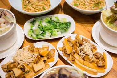 What is a typical Chinese meal?