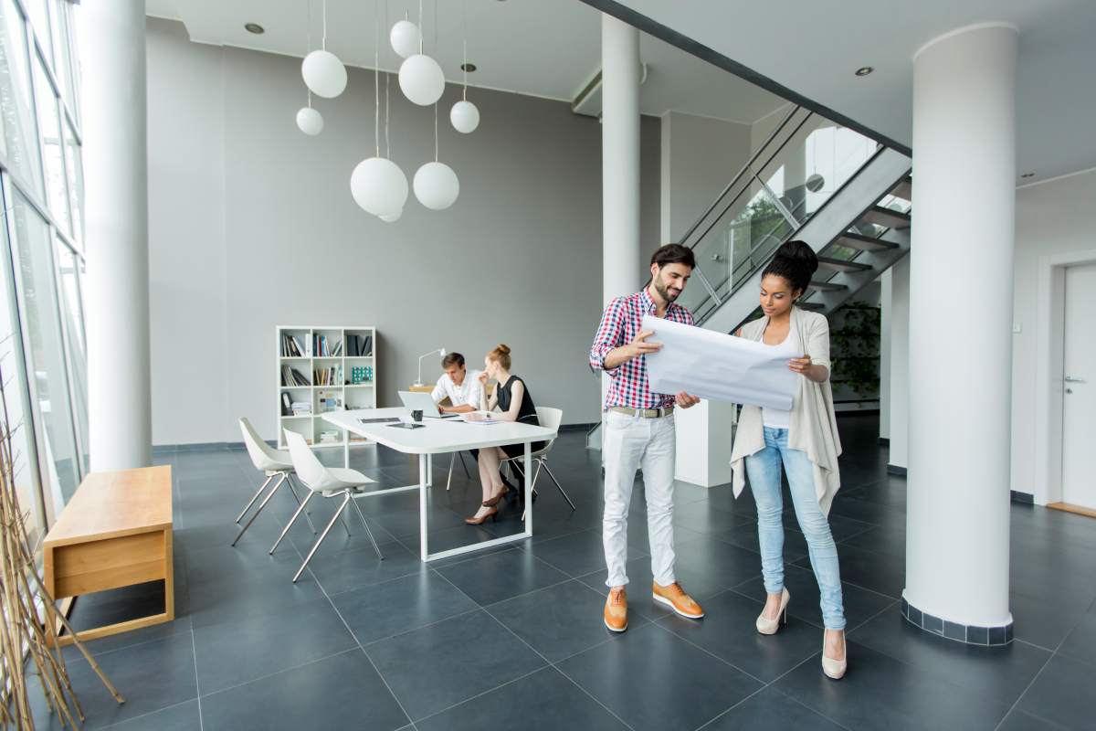 Young people in the office