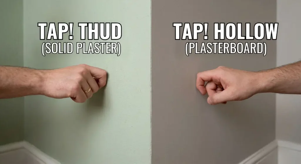 testing wall for plaster or gyprock